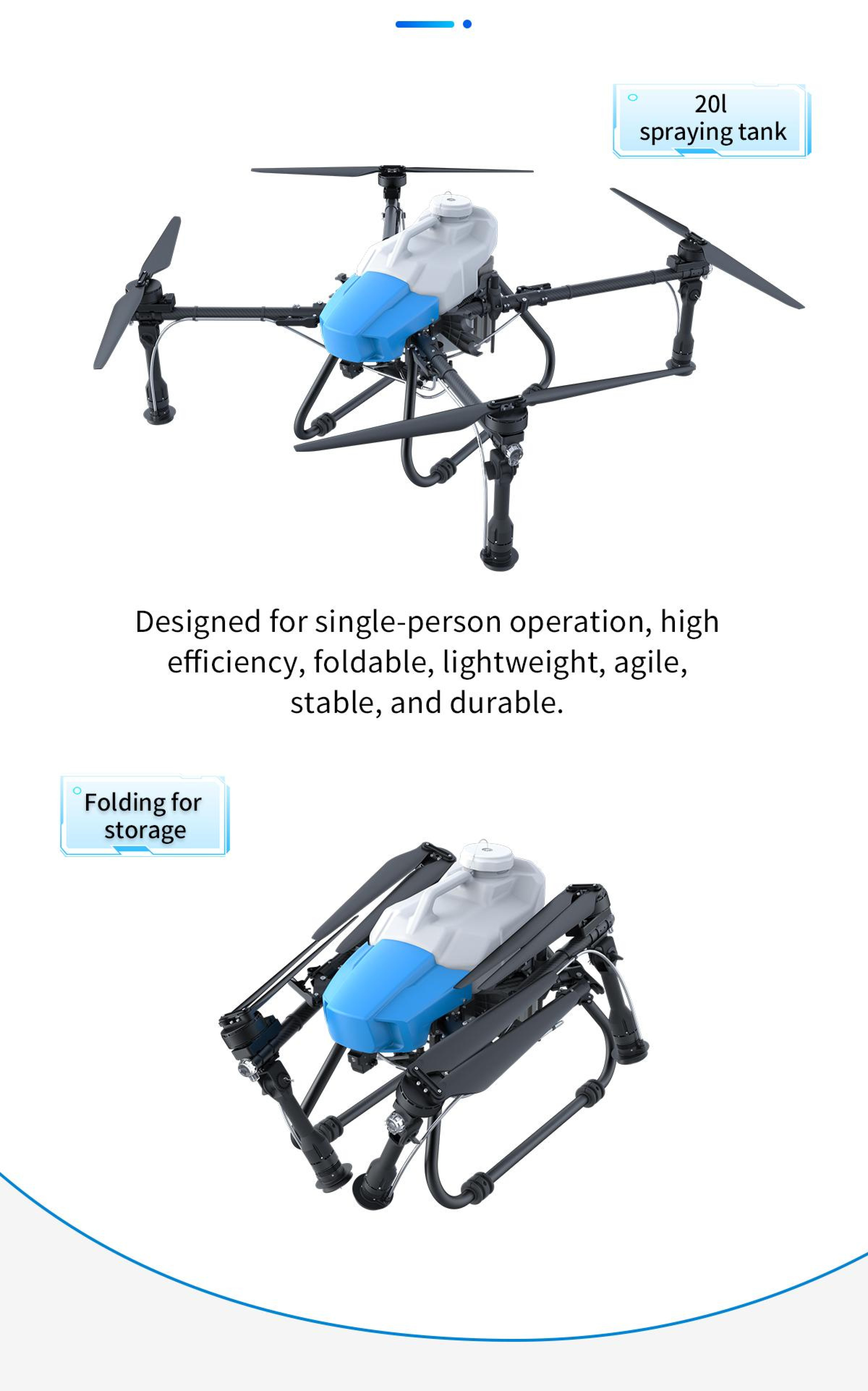 A22P Agricultural Drone Details 01