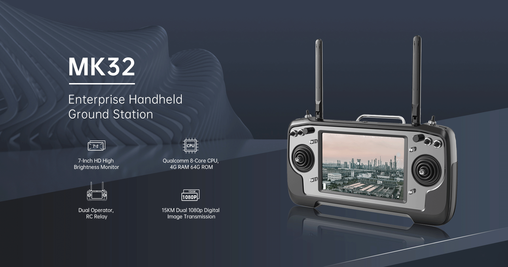 MK32 Handheld Ground Station Details 01